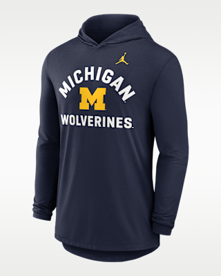 Michigan Primetime Arch Men's Nike Dri-FIT College Long-Sleeve